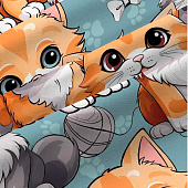  Комплект постельного белья 1,5 спальный Mariya DeLuxe GentleCat 500234/1 А+В 