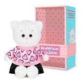  Мягкая игрушка Колбаскин&Мышель, Мышель в розовом свитшоте, 20 см 