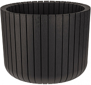  Кашпо "Шато" D250мм 8,0л Коричневый ротанг  М3039 