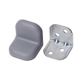 Уголок крепежный с накладкой большой, металлик Уголок крепежный с накладкой большой, металлик