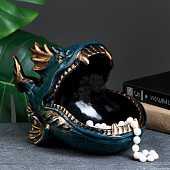 Подставка конфетница Пиранья, синяя, 18х28х16 см, 7357595 Подставка конфетница Пиранья, синяя, 18х28х16 см, 7357595