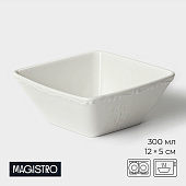  Миска фарфоровая Magistro Kingdom, 300 мл, 12х5 см 9849159 