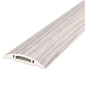  Порог пластик 42ммх1,6м с монт.каналом №215 Дуб снежный/Идеал 