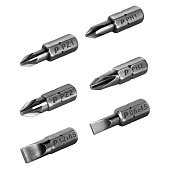 Набор бит PH1,2; PZ1,2; LS 2 шт x 25мм ПРАКТИКА (уп.6шт) Набор бит PH1,2; PZ1,2; LS 2 шт x 25мм ПРАКТИКА (уп.6шт)