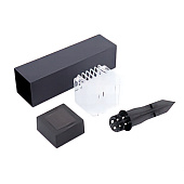  Фонарь садовый 39.5х6см LED на ножке, солнечная батарея, холодный белый арт.MASP8242 