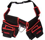 Сумка - пояс двойная, 20 карманов, держатель для молотка, Matrix Сумка - пояс двойная, 20 карманов, держатель для молотка, Matrix