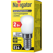Лампа LED 2Вт Е14, цилиндр, 4000К нейтр. бел. Navigator