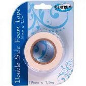 Скотч двусторонний 19ммх1,5м CENTRUM 80155 Скотч двусторонний 19ммх1,5м CENTRUM 80155