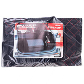 Бокс-органайзер в багажник SKYWAY EXPENSIV 49х30х30см Алькантара Черный, строчка красная Бокс-органайзер в багажник SKYWAY EXPENSIV 49х30х30см Алькантара Черный, строчка красная