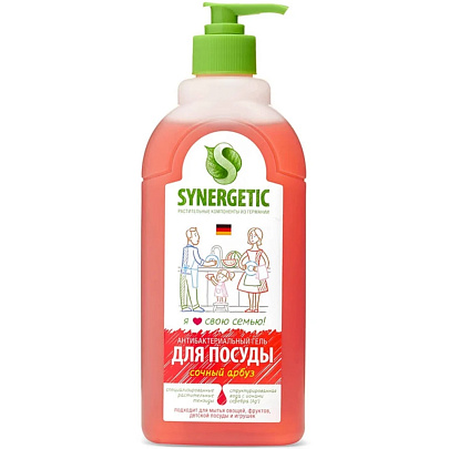  Средство для мытья посуды Synergetic 500 Арбуз 