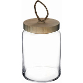 Банка для сыпучих Pasabahce Woody 860 мл 1117190/43583SL Банка для сыпучих Pasabahce Woody 860 мл 1117190/43583SL