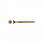  Саморез конструкционный потай Torx 5,0х60, желтый цинк, 7шт 