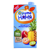Фрутоняня Мультифрукт неосветленный ДП Сок 0,5л
