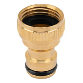 Адаптер латунный, 1/2", внутренняя резьба// PALISAD , 66271 Адаптер латунный, 1/2", внутренняя резьба// PALISAD , 66271