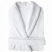 Халат махровый велюр женский белый р-р 50-52 Халат махровый велюр женский белый р-р 50-52