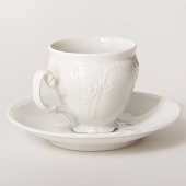  Чашка 90 мл с блюдцем 115 мм высокая Thun Bernadotte, недекорированная БТФ1032 