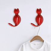 Крючок мебельный CAPPIO CAT красный 9608738 Крючок мебельный CAPPIO CAT красный 9608738