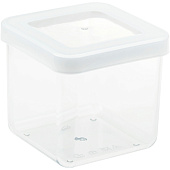 Емкость д/сып.прод. 0,65л Степ квадр. 10х10х9,5см белый М1291 Емкость д/сып.прод. 0,65л Степ квадр. 10х10х9,5см белый М1291