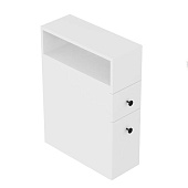  Пенал-шкаф Кроун 20 напольный белый Onika 