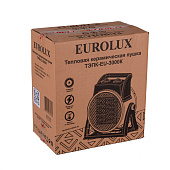 Тепловая пушка электрическая 3 кВт Eurolux ТЭПК-EU-3000К керам. нагреват. элемент, круглая