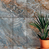  Панель стеновая SPC Kerama Величие камня глянец 2,5х280х560мм /Стелла 