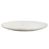 Блюдо Light pumpkin  22 см, белое, в крапинку, Тыква ANLAF-FDWS-031224-1
