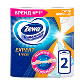 Бумажные полотенца Зева Expert Decor 2шт.
