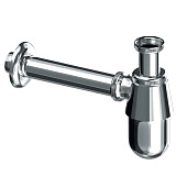 Сифон для умывальника круглый 1 1/4"х32 хром