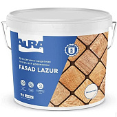 Декоративно-защитная лазурь для древесины "Aura Fasad Lazur" бесцветная 9л Декоративно-защитная лазурь для древесины "Aura Fasad Lazur" бесцветная 9л