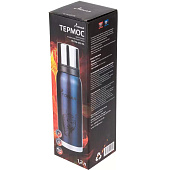  Термос (HS.TM-055-BL) 1200ML синий (2 крышки-кружки) Рысь TONAR 