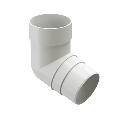  Колено 72° Docke PREMIUM, Пломбир Ral:9003 