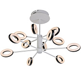  Люстра модерн LED G61314/12WT BK 140Вт S=11м2 /Gerhort 