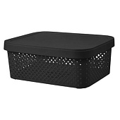 Корзина универсальная 10,0л "Black" 360х275х139мм Черный PT500511621