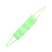  Мочалка банная с широкой полосокой, 420х120 мм, полипропилен, 00011 