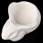  Подсвечник на 1 свечу «Заяц», 9?6?4 см, натуральный, гипс 10896152 