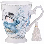 Кружка lefard "christmas" 320 мл снеговик 417-120 Кружка lefard "christmas" 320 мл снеговик 417-120