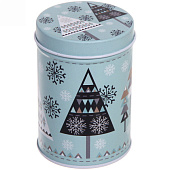Банка жестяная "Снежинка" 250мл 6,2х9см 894-349 Банка жестяная "Снежинка" 250мл 6,2х9см 894-349