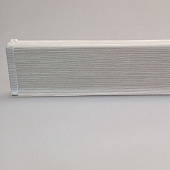 Плинтус Деконика (под проводку) Ясень бьянко 55мм 2.2м Плинтус Деконика (под проводку) Ясень бьянко 55мм 2.2м