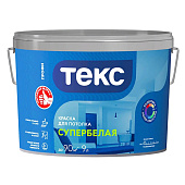 Краска для потолков Текс ПРОФИ 9л Краска для потолков Текс ПРОФИ 9л
