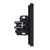 Розетка встраиваемая с заземлением, цвет черный, IEK FORTE&PIANO Розетка встраиваемая с заземлением, цвет черный, IEK FORTE&PIANO