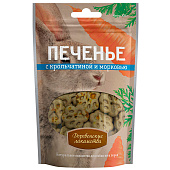 Лакомство для собак Деревенские печенье с крольчатиной и морковью, 100 гр