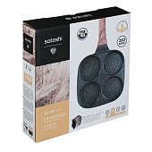 Сковорода литая с крышкой Satoshi Карнуа 4 секции 18 см 846-721 Сковорода литая с крышкой Satoshi Карнуа 4 секции 18 см 846-721