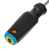  Отвертка SL8x150мм, CrV, трехкомпонентная рукоятка, Denzel 