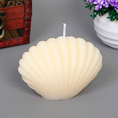 Свеча "Морская ракушка" 8,5х4,5 , Белый Свеча "Морская ракушка" 8,5х4,5 , Белый