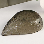  Салатник стеклянный фигурный «Ракушка», цвет графит 9370260 