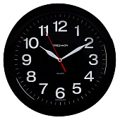  Часы настенные круг d=29см, корпус черный " Классика" 