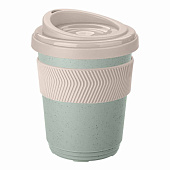 Термостакан 300мл D98хH123мм с противоскользящим кольцом, зеленый флэк 433250536 Термостакан 300мл D98хH123мм с противоскользящим кольцом, зеленый флэк 433250536