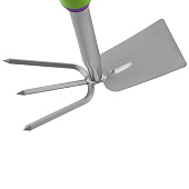 Мотыжка комбинир. "трапеция" и 3-зубая, обрез. рук-ка// PALISAD, 63008 Мотыжка комбинир. "трапеция" и 3-зубая, обрез. рук-ка// PALISAD, 63008