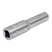 Головка торцовая (1/4") FLANK удлиненная, 6мм, ЗУБР Головка торцовая (1/4") FLANK удлиненная, 6мм, ЗУБР