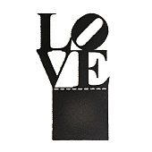 Держатель-подставка для книг "Любовь" черный, 1шт 9343914 Держатель-подставка для книг "Любовь" черный, 1шт 9343914